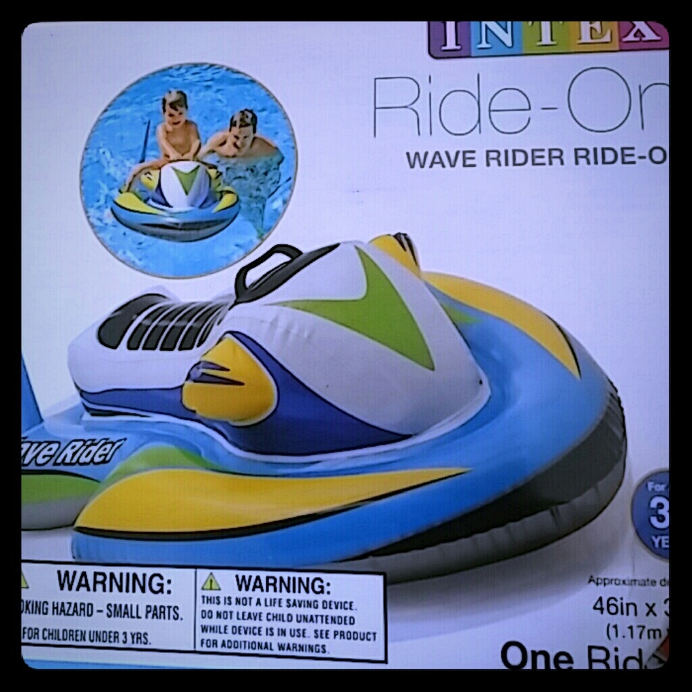 Ride-on inflatable